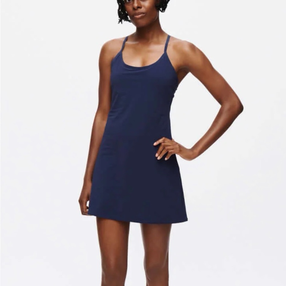 Outdoor Voices Navy The Exercise Dress